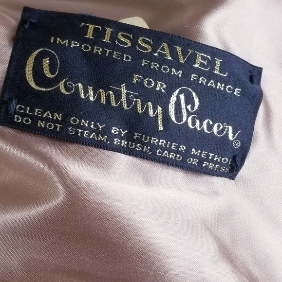 Tissavel Faux Fur Coat with Inset Leather Pleats ! - Picture 6 of 6